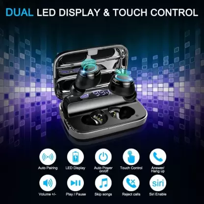 Exclusive Edition M10 TWS Bluetooth Earphone Touch Control Dual LED Display N59 Bluetooth Headset  